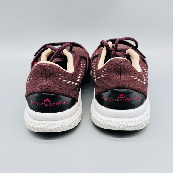 Adidas Shoes Womens 6.5 Red Stella McCartney Bounce Strap Running Sneakers - Picture 6 of 11